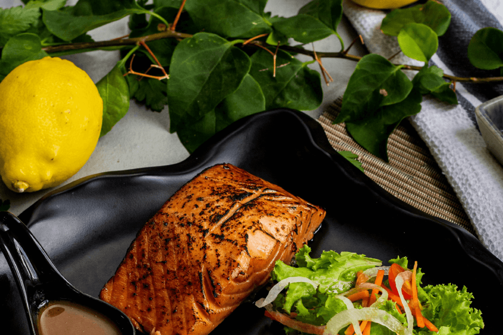 Lemon & Honey Glazed Salmon
